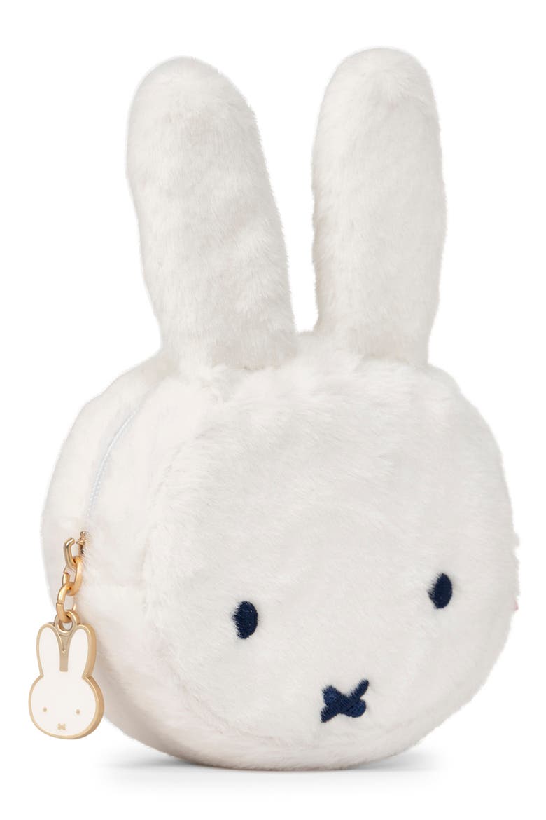 Miffy Plush Mini Pouch, Alternate, color, FLOWER FIELDS
