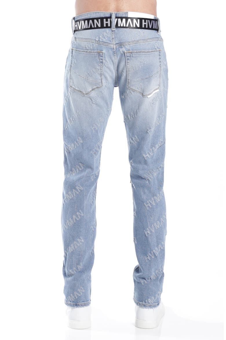 Strat Belted Super Skinny Jeans, Alternate, color, ACID REPEAT