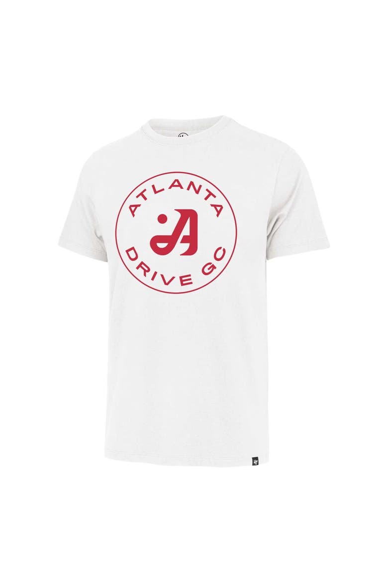 Men's '47  White TGL Atlanta Drive GC Franklin T-Shirt, Alternate, color, White
