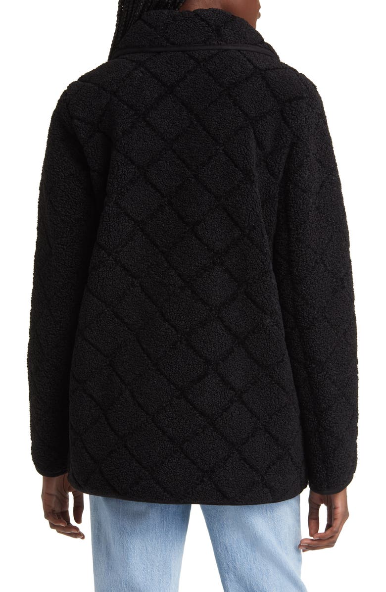 Lauren Ralph Lauren Faux Shearling Peacoat, Alternate, color, 