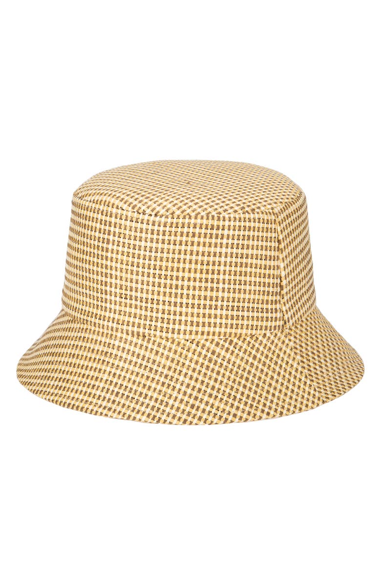 San Diego Hat Textured UPF 50+ Bucket Hat, Main, color, Natural