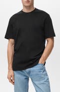 MANGO Regular Fit Medium Weight Cotton T-Shirt