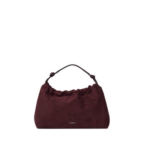 Lara - Vegan Suede Shoulder Bag