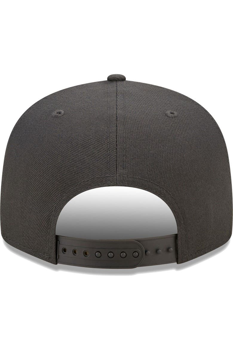 Men's New Era Charcoal San Antonio Spurs Color Pack Multi 9FIFTY Snapback Hat, Alternate, color, Charcoal
