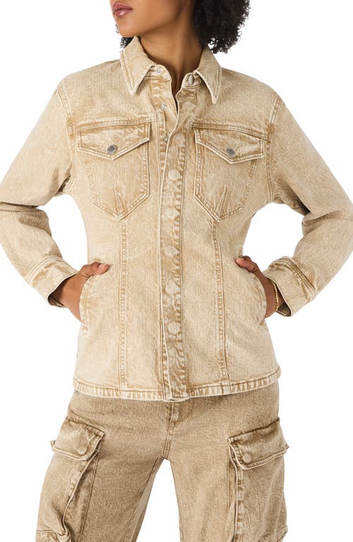 Steve Madden Parc Denim Jacket In Brown