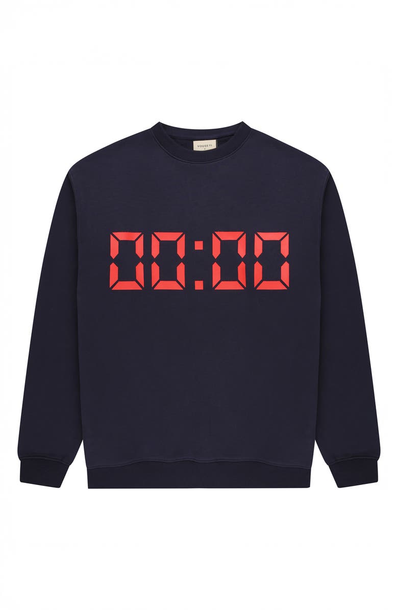 VOUSETI Us Against Time Crewneck Sweatshirt, Alternate, color, 