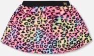 Deux par Deux Faux Fur Skirt Multicolor Leopard