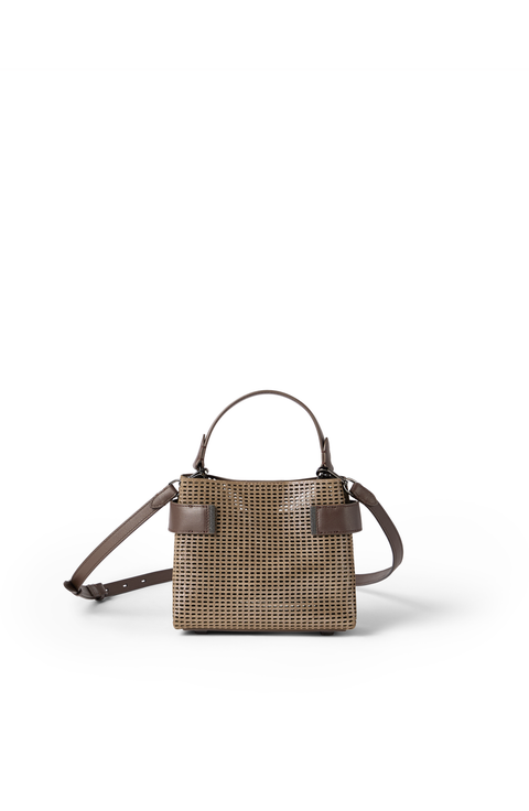 Leather Essence small top-handle bag