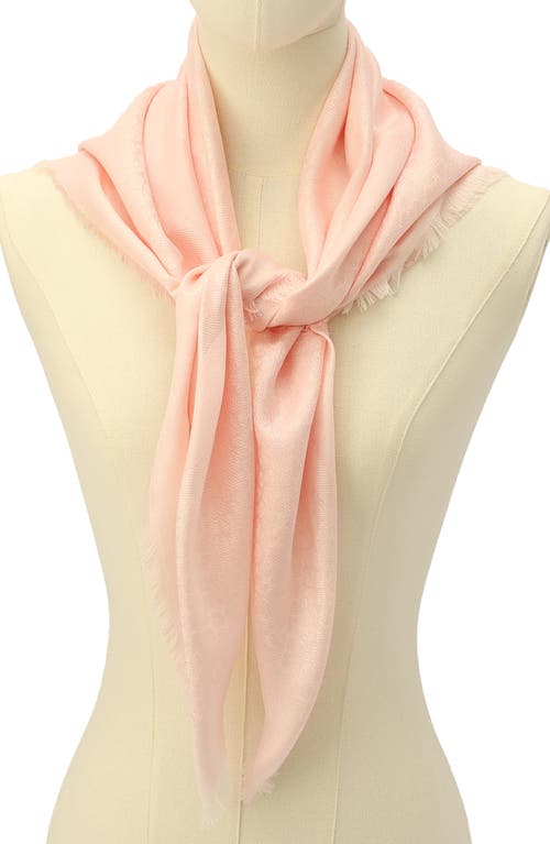 Kate Spade New York Yarn-dye Floral Square Scarf In English Rose