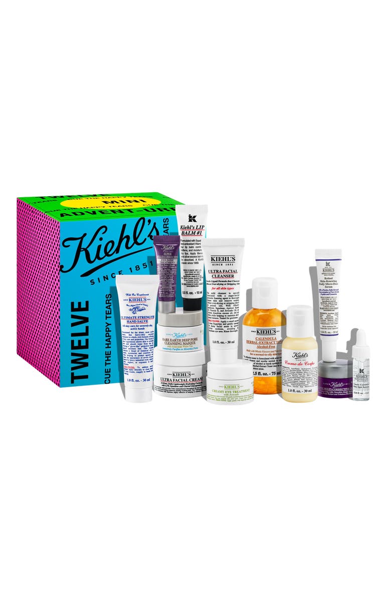 Kiehl's Since 1851 12-Day Holiday Calendar Set $169 Value, Main, color,
