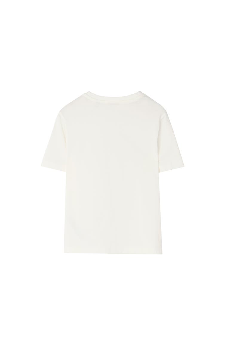 Girls' Thomas Bear and Friends Cotton T-shirt, Alternate, color, Chalk white