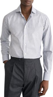 Eton Contemporary Fit Checked Dress Shirt