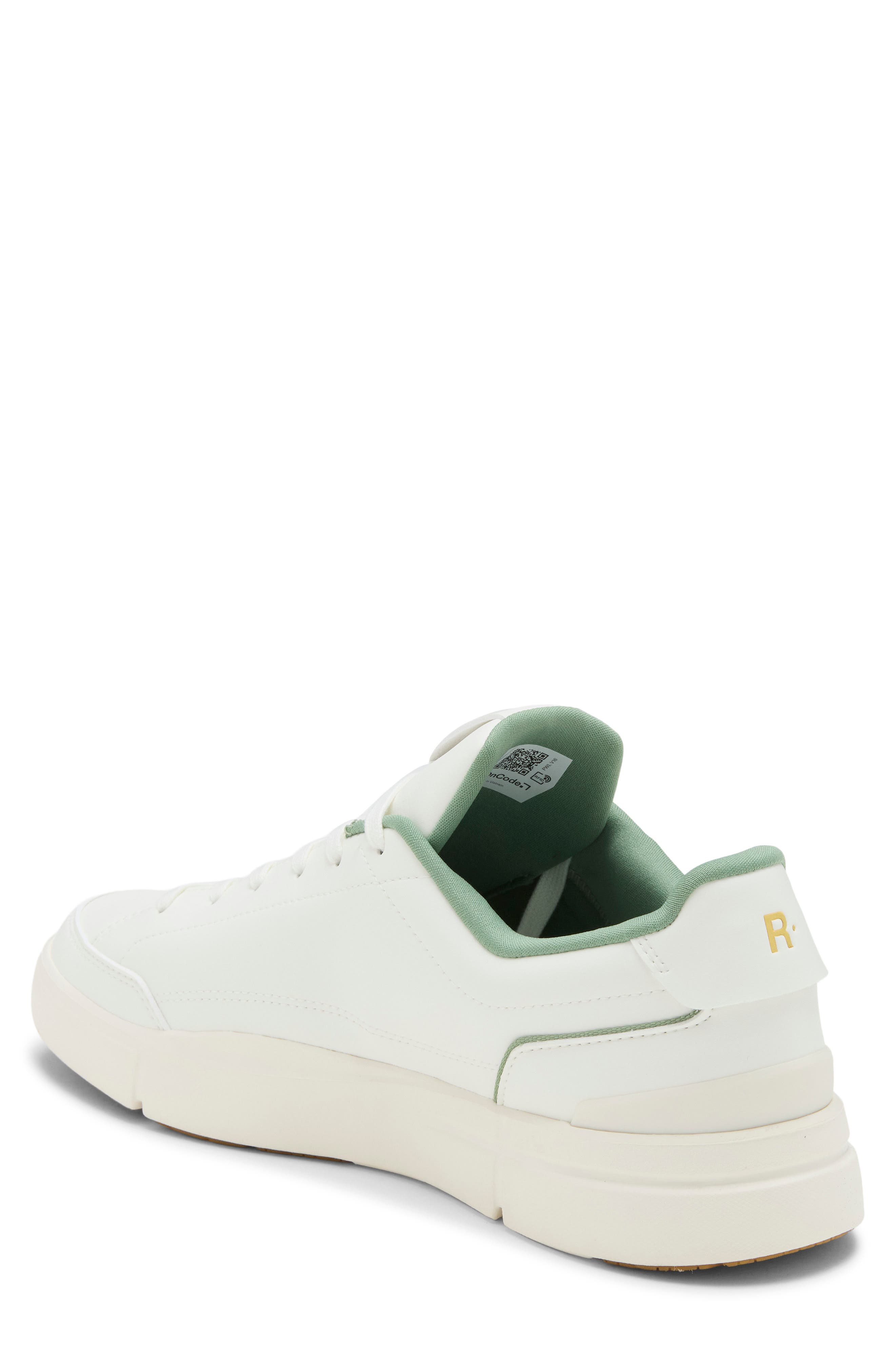 THE ROGER Centre Court Tennis Sneaker, Alternate, color, IVORY/ FERN