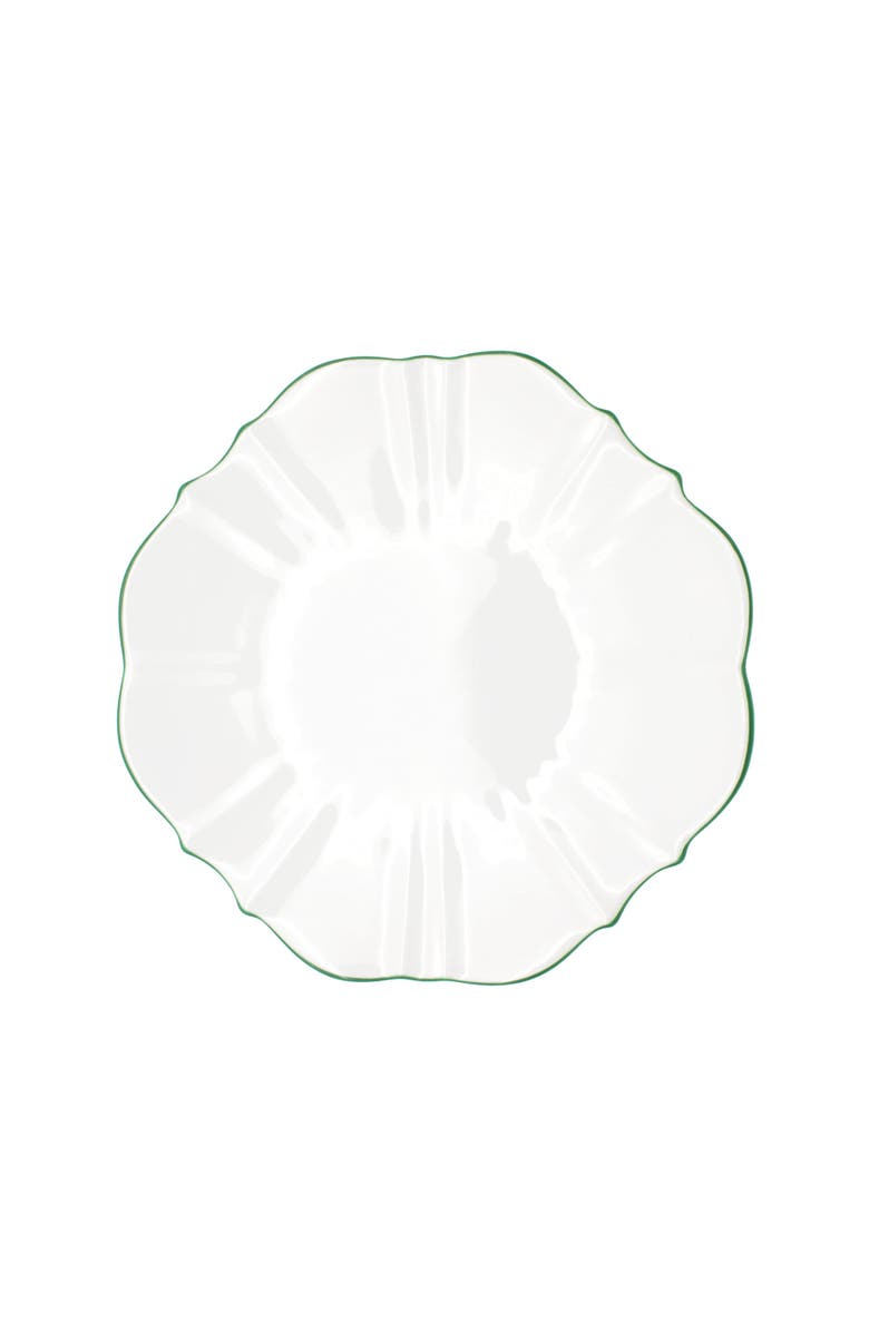 Twig New York Amelie Dinner Plate, Main, color, Forest Green
