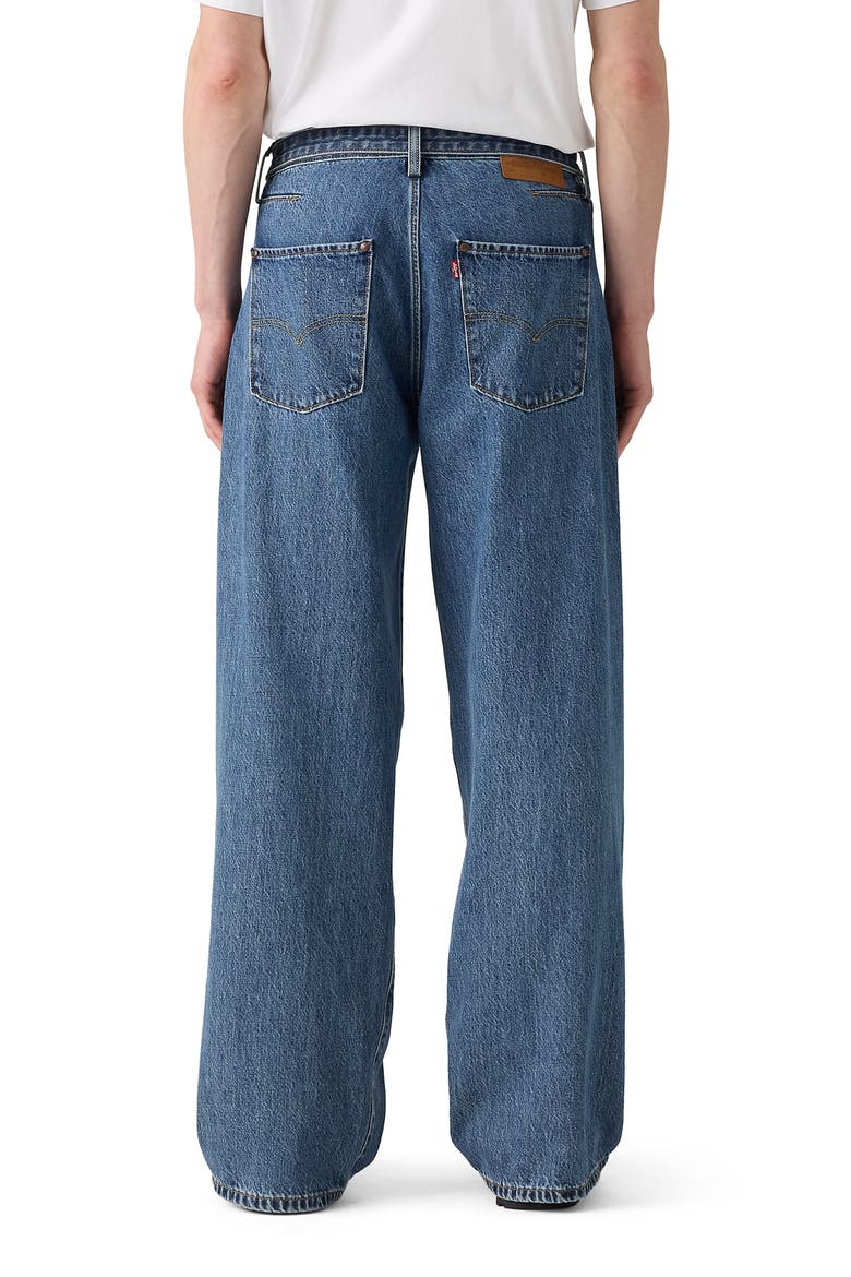 Belted Twisted Baggy Straight Leg Jeans (Men) | Nordstrom