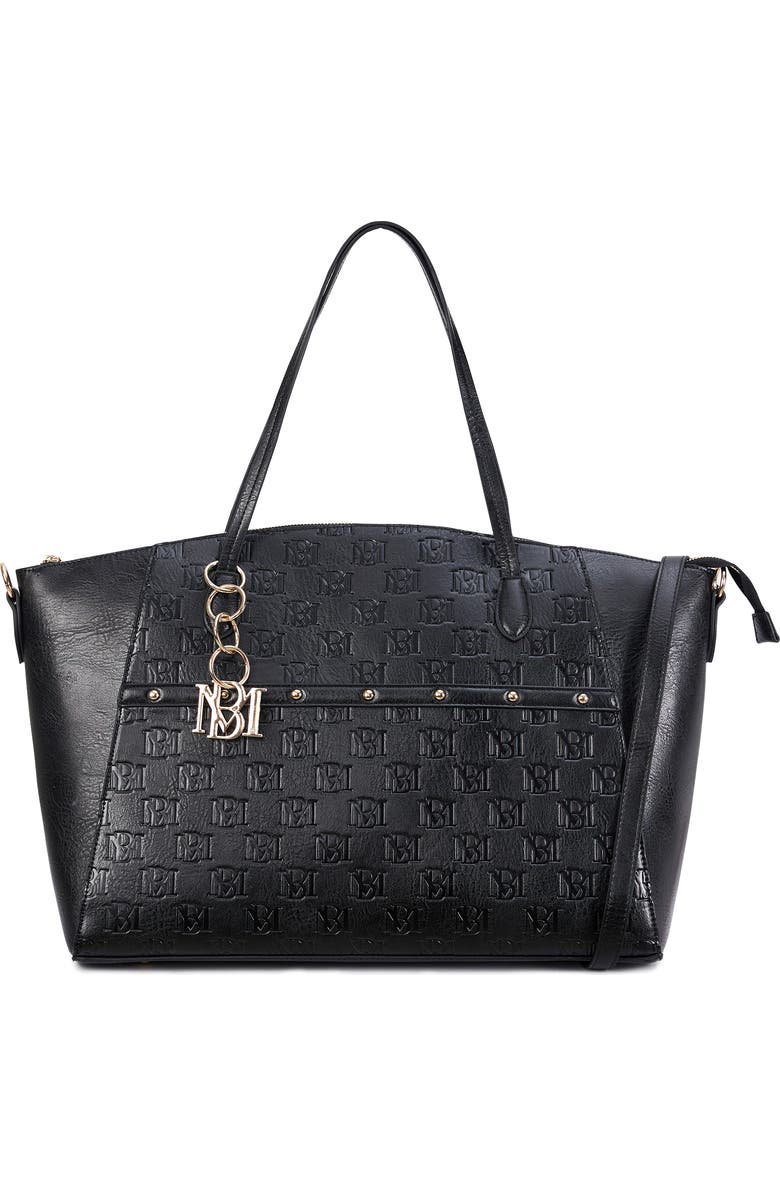 BADGLEY MISCHKA Caroline Vegan Leather Weekender Duffel Bag, Main, color,