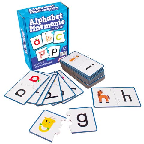 Alphabet Mnemonics Puzzles, 26 Self Correcting Letter Set