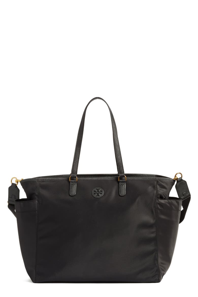 Scout Nylon Diaper Tote, Main, color, BLACK