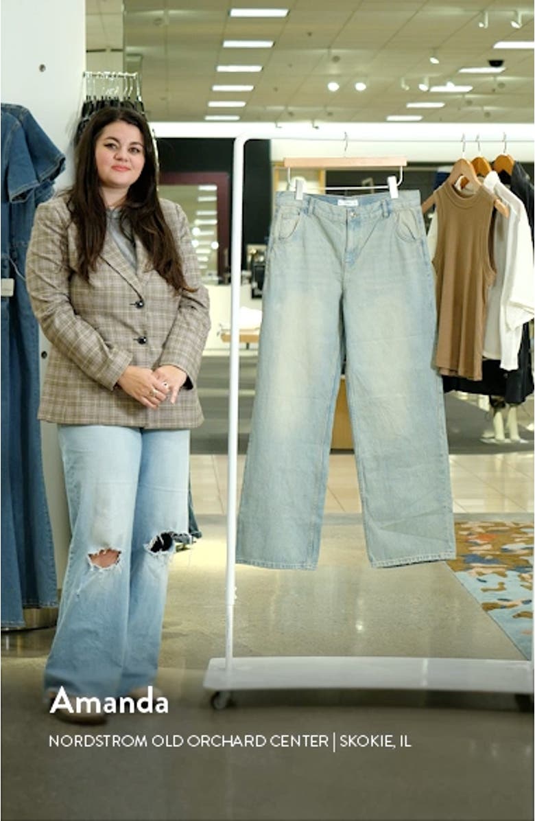 Low Rise Wide Leg Jeans, sales video thumbnail