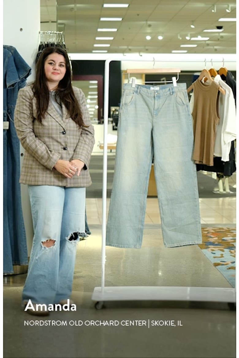 Low Rise Wide Leg Jeans video