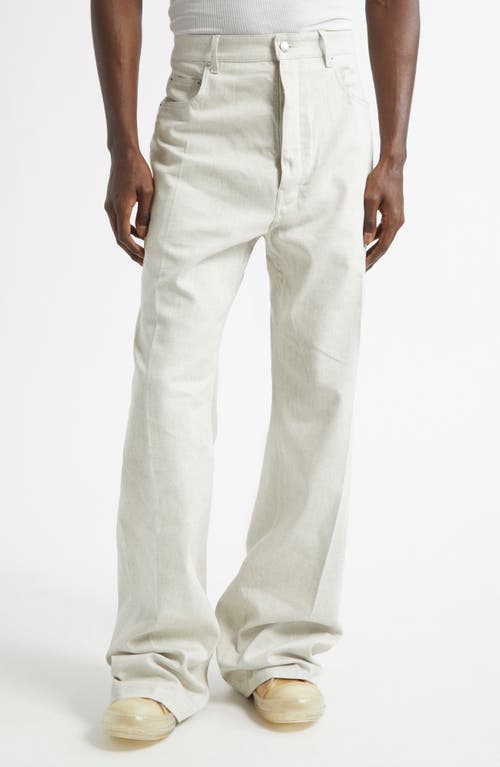 Rick Owens Geth Wide Leg Jeans In Dinge