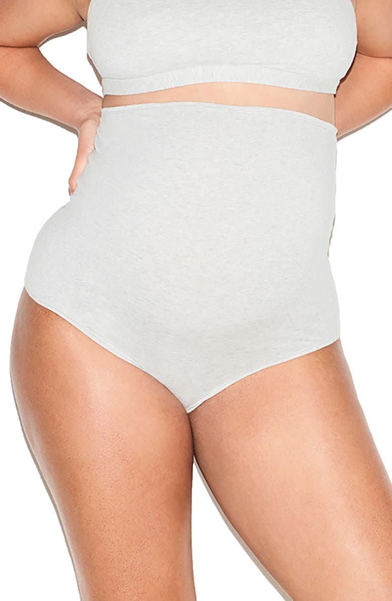 SKIMS 2-Pack Jersey Maternity/Nursing Bralettes, Main, color, Light Heather Grey