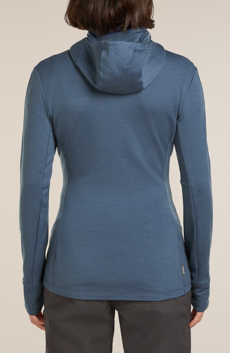 Icebreaker 260 Quantum Merino Wool Hooded Jacket, Alternate, color, Dawn