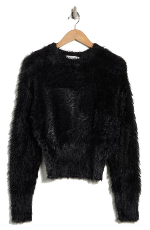 Fluffy Crop Sweater