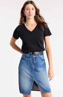 1901 V-Neck Cotton T-Shirt