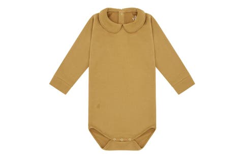 LS Organic Cotton Collared Bodysuit