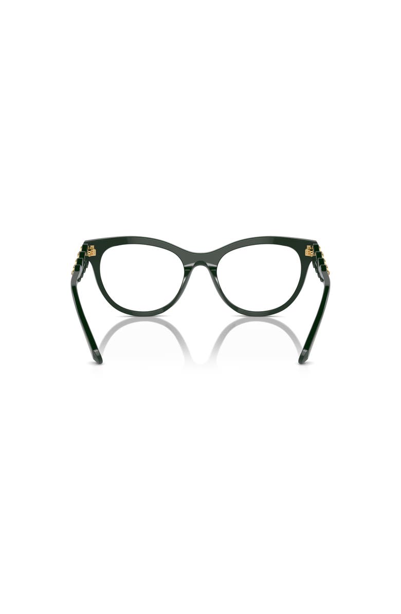 Swarovski 54mm Round optical glasses, Alternate, color, Green