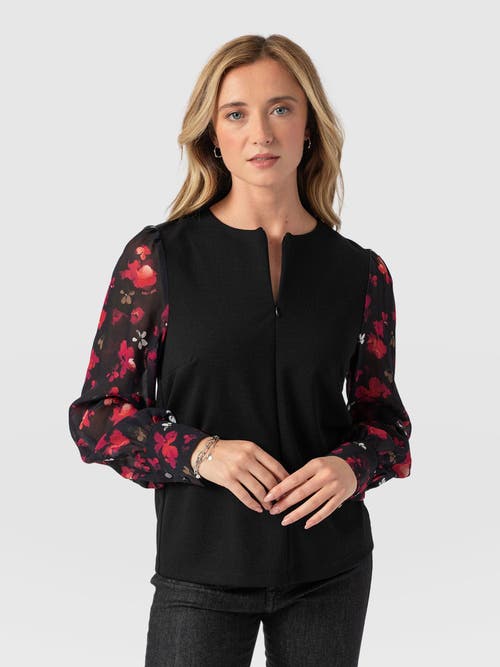 Shop Saint + Sofia Esme Zip Up Top