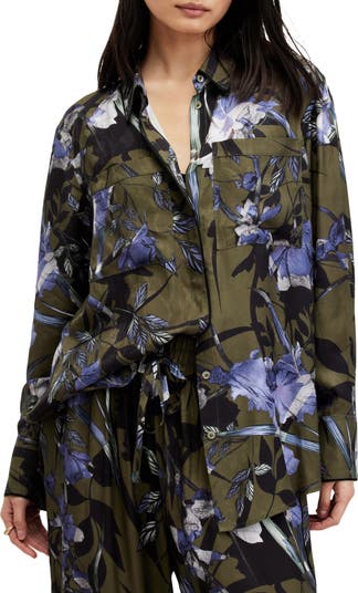 Eve Batu Floral Button-Up Shirt