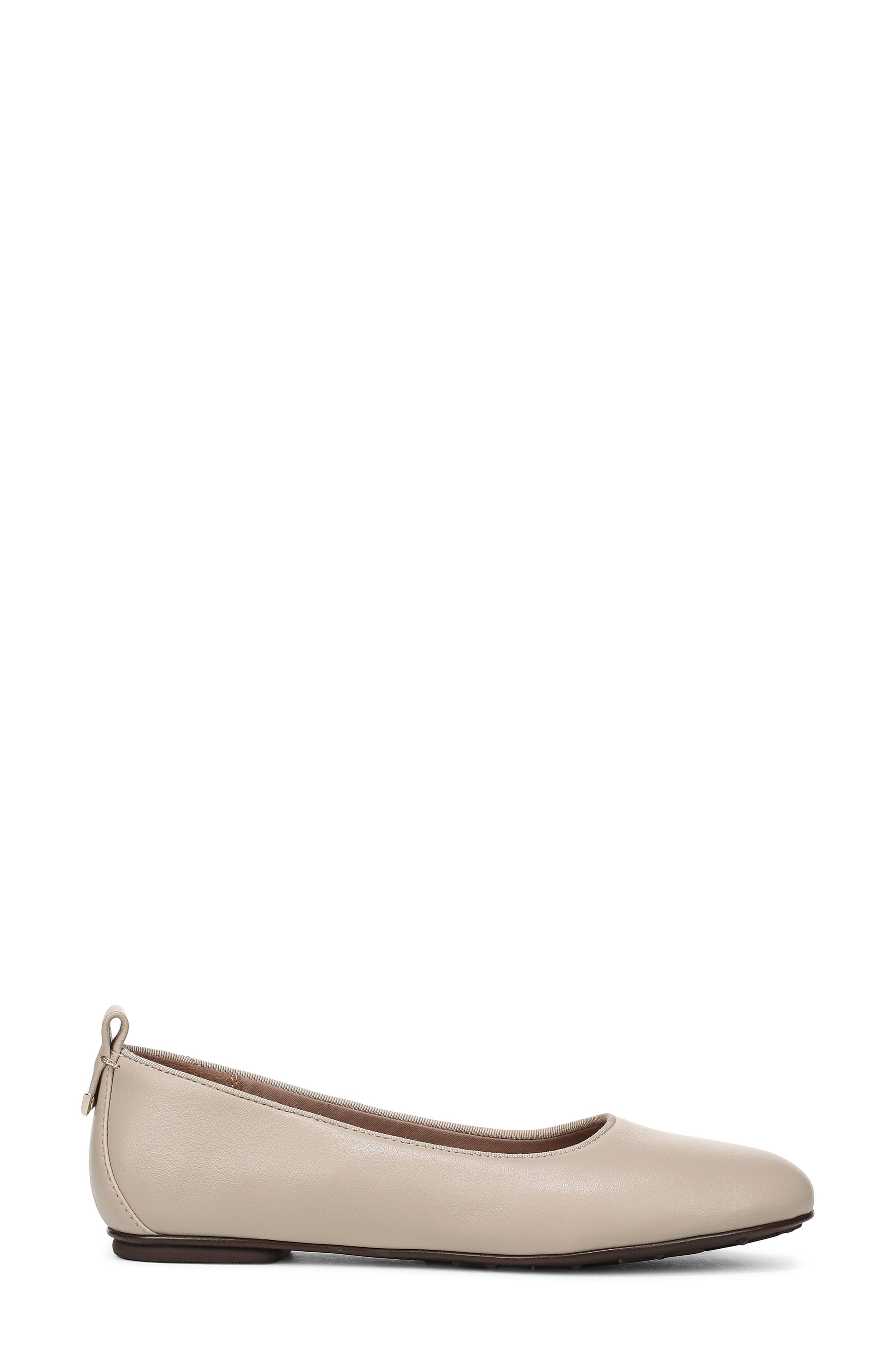 Ava Ballet Flat, Alternate, color, SAND GLOW LEATHER