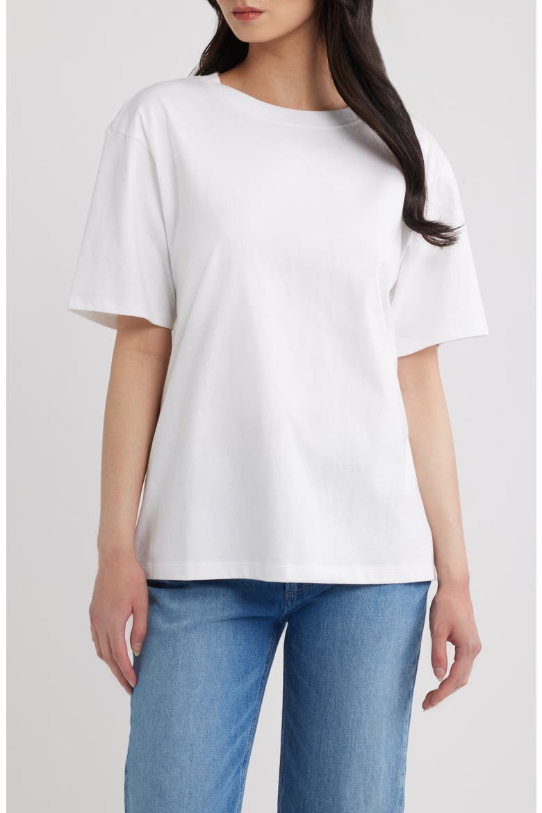 The Overized T-Shirt, Main, color, WHITE001