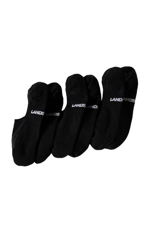 3-Pack Cotton Midcut Liner Socks