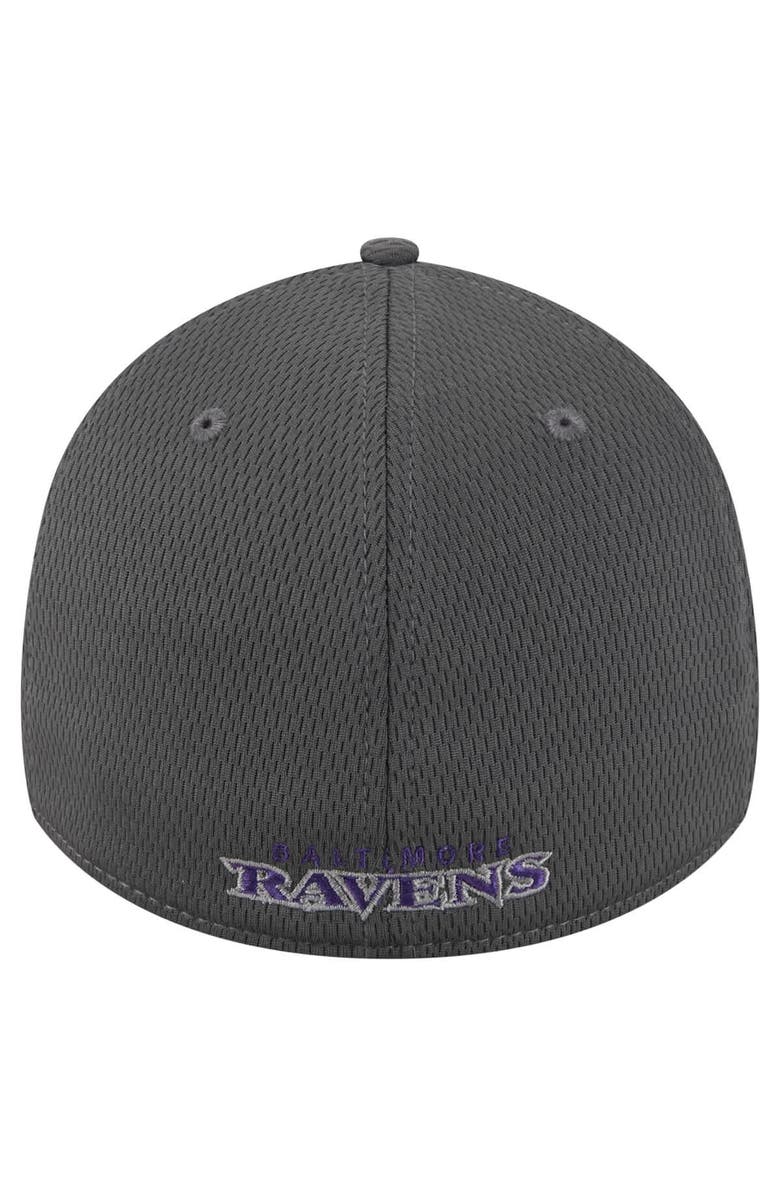 New Era Men's New Era Graphite Baltimore Ravens  Main 39THIRTY Flex Hat, Alternate, color, 