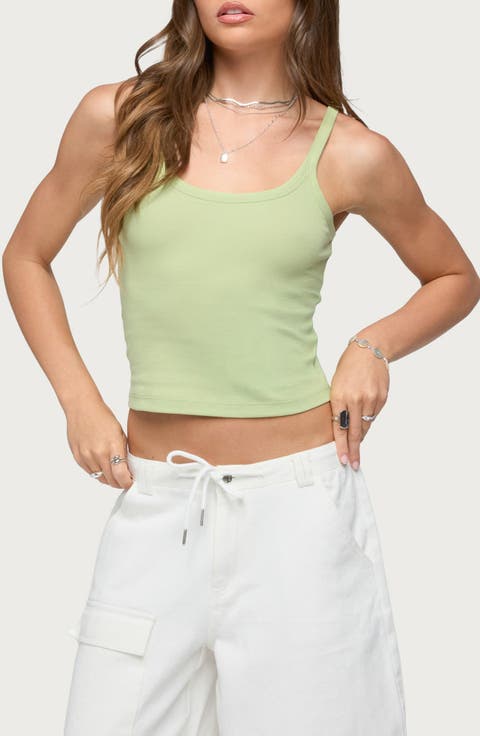 Basic Babe Stretch Cotton Crop Camisole