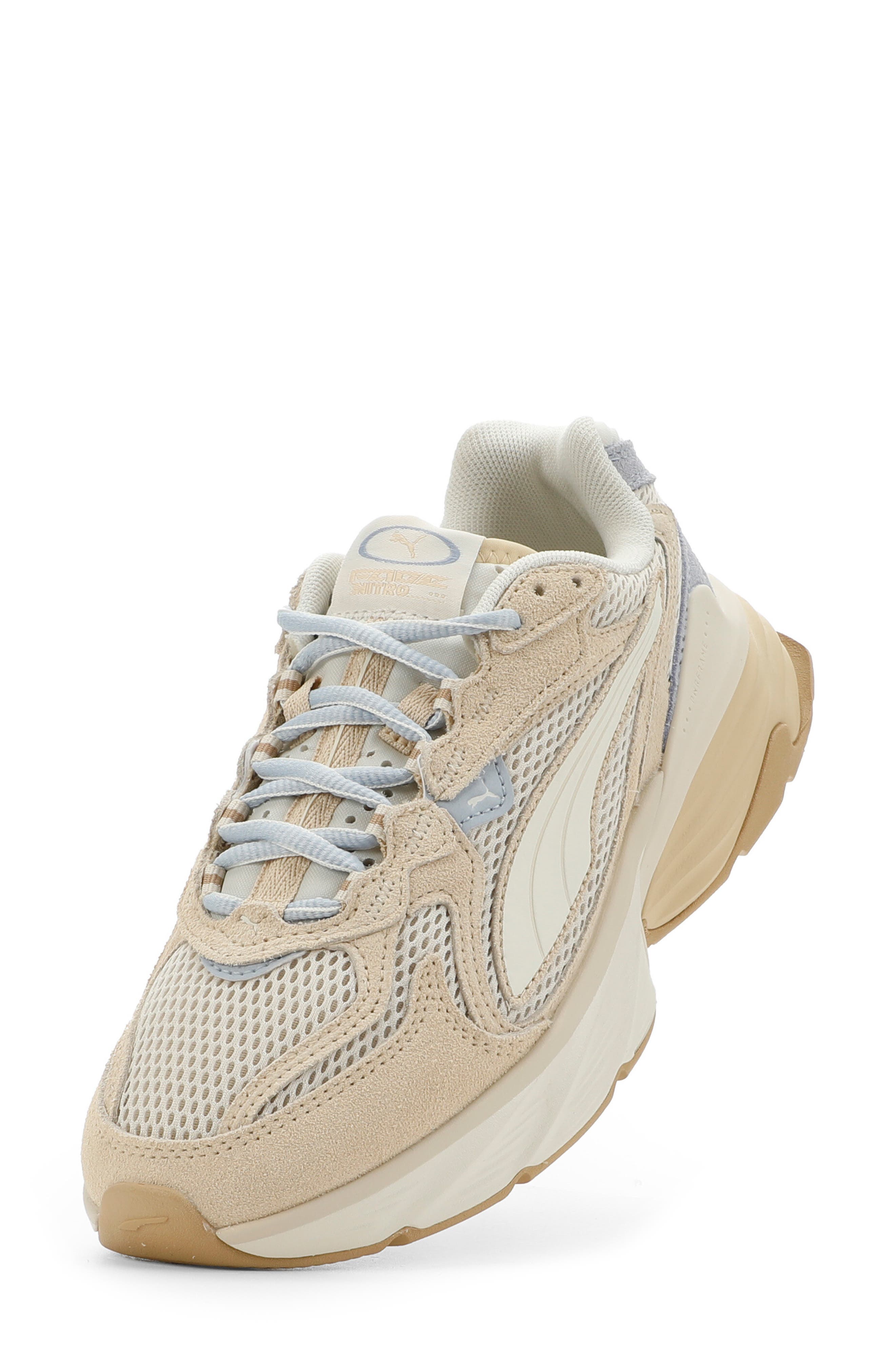 PUMA Fade NITRO Sneaker, Alternate, color, Canvas/ Alpine Snow/ White