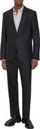 Burberry Check Wool Tailored Trousers