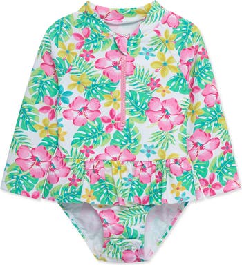 Rashguards Nordstrom Rack Girls Pajamas Little Me Tropical Long