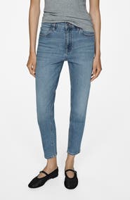 MANGO Comfort High Waist Mom Jeans
