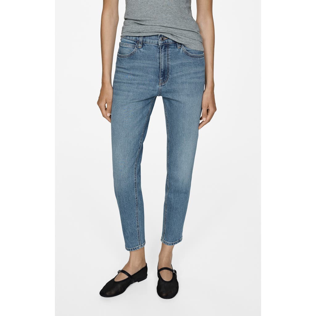 Mango Comfort High Waist Mom Jeans