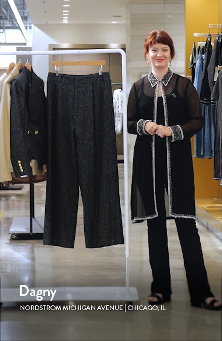 Pleated Tweed Pants, sales video thumbnail