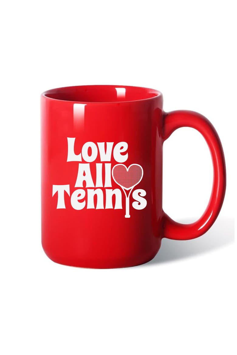 Red Logo Mug, Main, color, Red