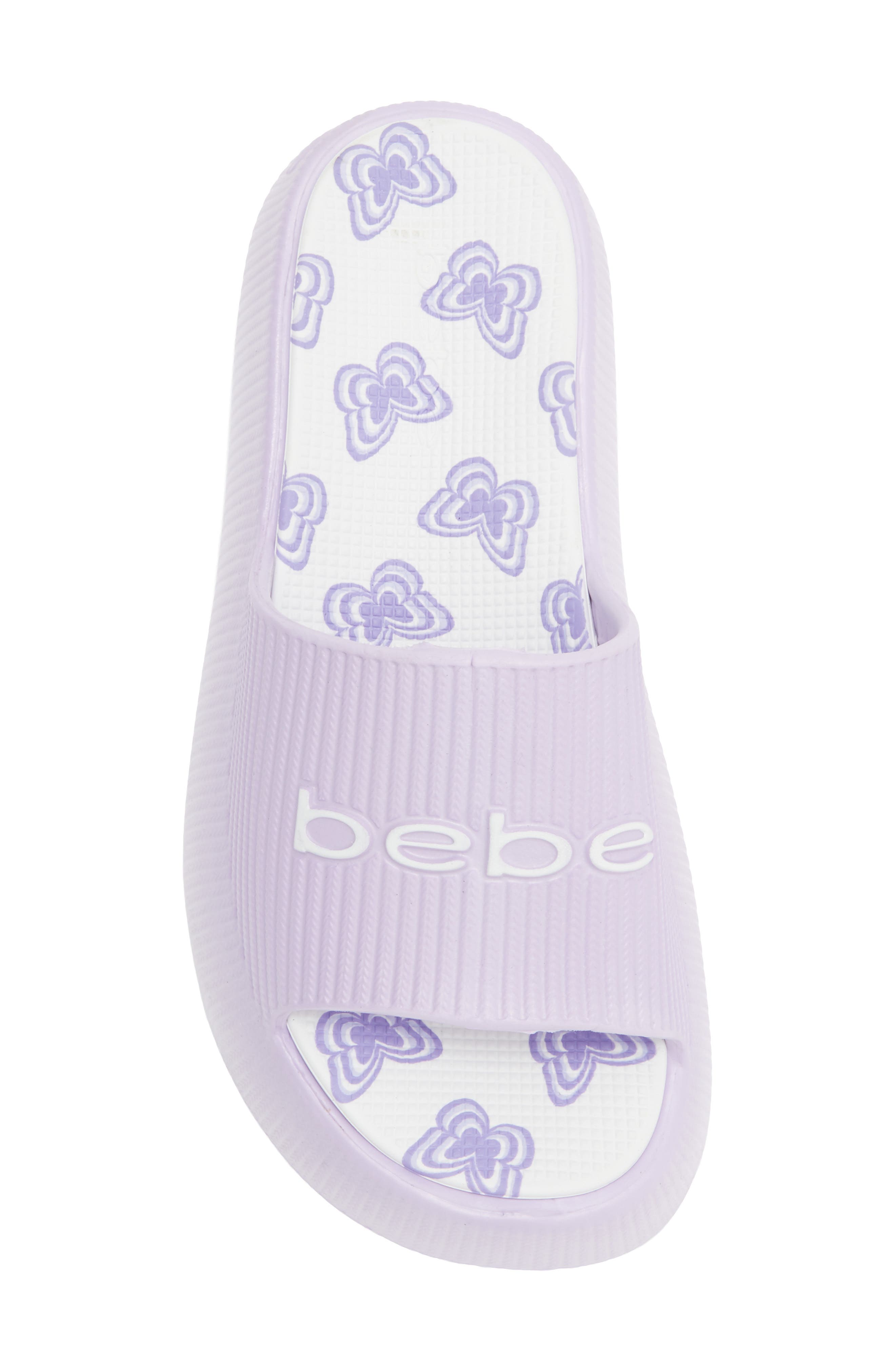 Kids' Logo Accent Platform Slide Sandal, Alternate, color, LILAC
