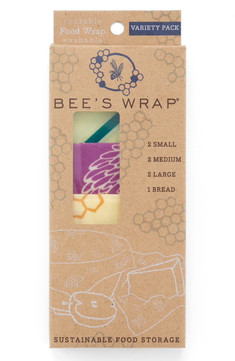 Bee's Wrap Food Storage Wraps Variety Pack, Alternate, color, 