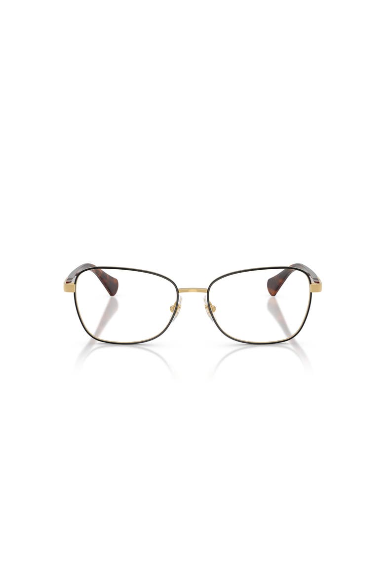 55mm Square optical glasses, Alternate, color, Black
