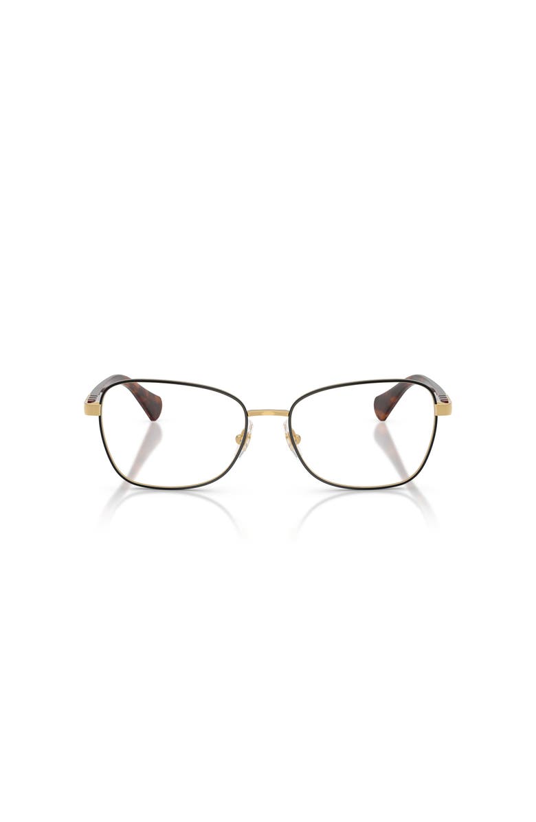 RALPH 53mm Square optical glasses, Alternate, color, Black