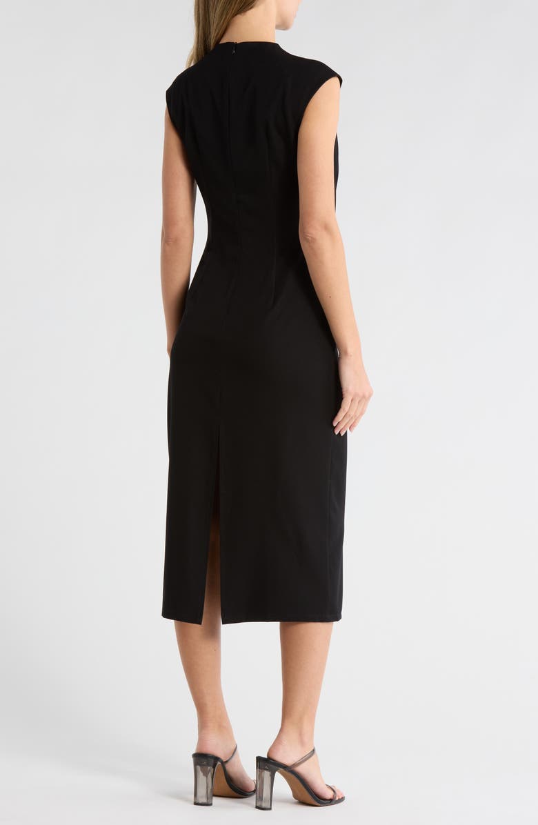 AREA STARS Charmi Cap Sleeve Midi Dress, Alternate, color, Black